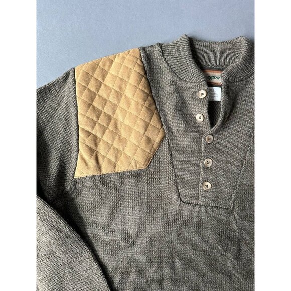 Vintage Remington Wool Blend Sweater Wind Stopper Gore Size Large Made in USA - Picture 2 of 6
